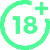 18+ footer logo